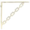 vidaXL Supports d'&eacute;tag&egrave;re murale 12 pc Blanc antique