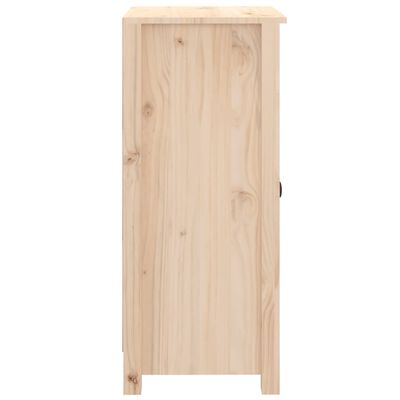 vidaXL Buffets 2 pcs 39x35x80 cm bois massif de pin