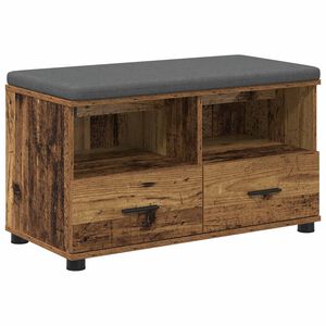 vidaXL Banc d'entr&eacute;e Bois ancien 80 x 38 x 46 cm