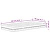 vidaXL Matelas en mousse blanc 90x190 cm dureté H2 H3