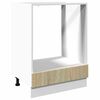 vidaXL Armoire &agrave; four Ch&ecirc;ne sonoma 60x46x81,5 cm Agglom&eacute;r&eacute;