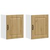 vidaXL Armoires murales de cuisine 2 pcs Kalmar ch&ecirc;ne artisanal