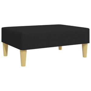 vidaXL Repose-pied noir 77x55x31 cm tissu
