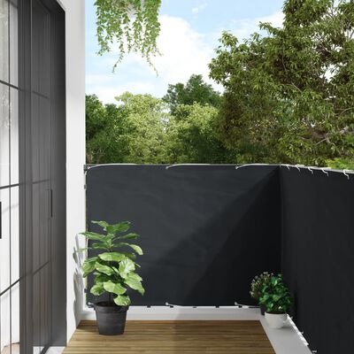 vidaXL Écran d'intimité de balcon anthracite 300x120 cm PVC