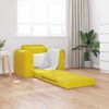 vidaXL Canap&eacute;-Lit Jaune 98 x 71 x 83 cm Velours