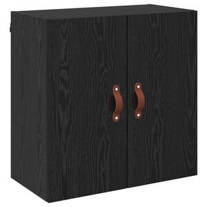 vidaXL Meuble mural Ch&ecirc;ne noir 60 x 31 x 60 cm Bois d'ing&eacute;nierie