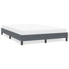 vidaXL Cadre de lit sans matelas gris fonc&eacute; 160x210 cm velours