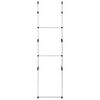 vidaXL Syst&egrave;me de garde-robe t&eacute;lescopique avec barres Aluminium
