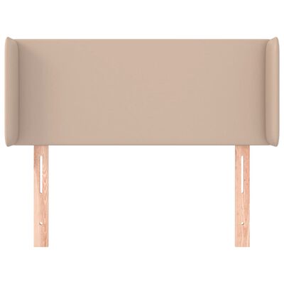 vidaXL Tête de lit avec oreilles Cappuccino 83x16x78/88 cm Similicuir