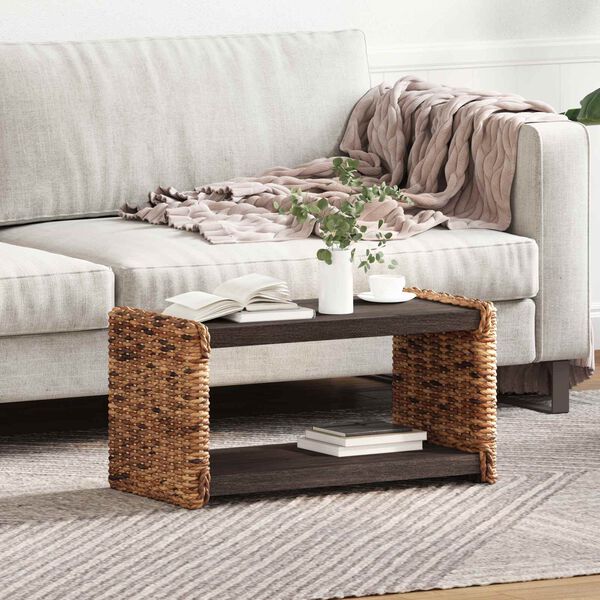 vidaXL Table d'appoint Naturel 44.5 x 45 x 45 cm