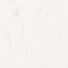 vidaXL Salon de jardin 5 pcs blanc bois massif de pin