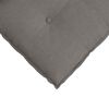 vidaXL Coussin de Dos Gris clair 100 x 50 cm Tissu en velours c&ocirc;tel&eacute;