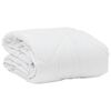 vidaXL Duvet d'&eacute;t&eacute; simple avec oreiller 2 pcs Blanc Microfibre