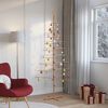 vidaXL Arbre de No&euml;l en bois avec support Marron 210 cm Bambou
