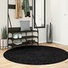 vidaXL Tapis shaggy PAMPLONA poils longs moderne noir &Oslash; 160 cm