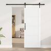 vidaXL Porte coulissante ORKDAL Blanc 78 x 202 cm Pin massif