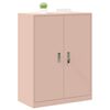 vidaXL Armoire de rangement Rose 80 x 40 x 105 cm Acier