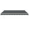 vidaXL Auvent r&eacute;tractable automatique anthracite 4x3 m