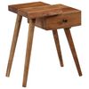 vidaXL Table de chevet Bois d'acacia massif 45 x 32 x 55 cm