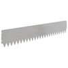 vidaXL Bordure de Pelouse 20 pcs 103 x 20 cm Acier Argent&eacute;