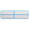 vidaXL Tapis gonflable de gymnastique avec pompe 600x100x20cm PVC Bleu