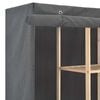 vidaXL Garde-robe Gris 173x40x170 cm Tissu