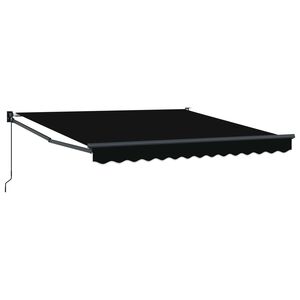 vidaXL Auvent r&eacute;tractable Noir 300 x 250 x 165 cm