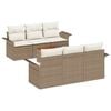 vidaXL Ensemble de canap&eacute; de jardin 7 pc 6-Nombre de places