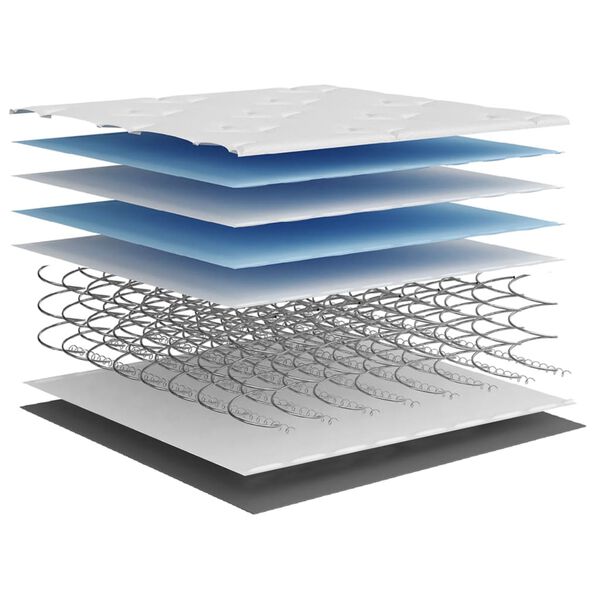 Matelas Pliable Waterfoam Primavera 120x190 Cm - Épaisseur 12 Cm, Certifié Dispositif Médical Classe 1