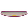 vidaXL Tapis d'escalier 15 pi&egrave;ces 65 x 21 x 4 cm Violet Demi-rond Grand