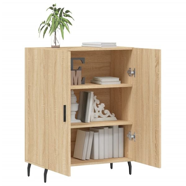 vidaXL Buffet chêne sonoma 69,5x34x90 cm bois d'ingénierie