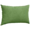 vidaXL Coussins de canap&eacute; 2 pcs Vert clair 50 x 30 cm