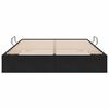 vidaXL Lit de Rangement avec matelas Noir 140 x 190 cm Velours