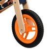 vidaXL Vélo d'équilibre pour enfants imprimé orange