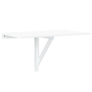 vidaXL Table murale rabattable Blanc 100x60 cm