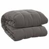 vidaXL Couverture lest&eacute;e Gris 220x235 cm 15 kg Tissu