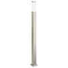 vidaXL Borne lumineuse 110 cm en acier inoxydable IP44