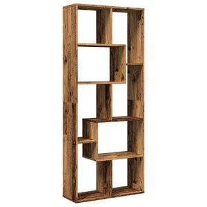 vidaXL &Eacute;tag&egrave;re s&eacute;paratrice de pi&egrave;ce vieux bois 67x25x161,5 cm