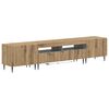 vidaXL Ensemble de 3 Meubles TV LED ZWOLLE Ch&ecirc;ne artisanal
