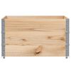 vidaXL Colliers de palette 3 pcs 100x100 cm bois de pin solide