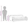 vidaXL Canap&eacute; pour enfants rose 90x53x30 cm velours