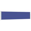 vidaXL Auvent lat&eacute;ral r&eacute;tractable de patio 117x514 cm Bleu