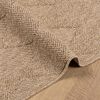 vidaXL Tapis de surface Carr&eacute; HUARTE Naturel 200 x 200 cm Polyester