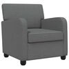 vidaXL Fauteuil Gris fonc&eacute; Tissu