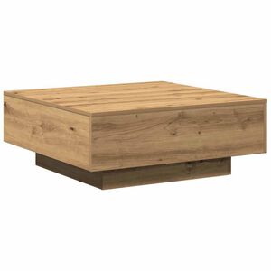 vidaXL Table basse Ch&ecirc;ne artisanal 80 x 80 x 31 cm