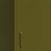 vidaXL Armoire de rangement Vert olive 42,5x35x101,5 cm Acier