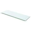 vidaXL Panneaux d'&eacute;tag&egrave;re 2 pcs Verre Transparent 60 x 15 cm