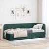 vidaXL Cadre de lit d'angle Vert fonc&eacute; 80 x 200 cm Velours