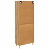 vidaXL Haut Armoire avec tiroir Ch&ecirc;ne artisanal 69,5 x 34 x 180 cm