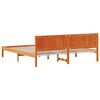 vidaXL Cadre de lit Marron 180 x 200 cm Bois de pin massif